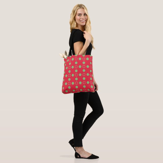 Tote Bag Modèle de charme des fêtes de Noël 03 -  (Sur le modèle)