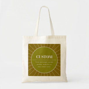 Tote Bag Modèle de conception éditable unique inspiré de l'