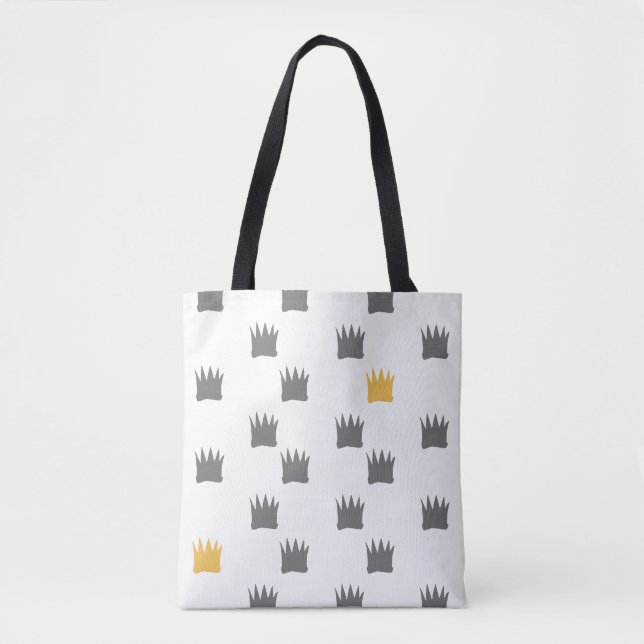 Tote Bag Modèle de couronne de Où sont les monstres (Devant)