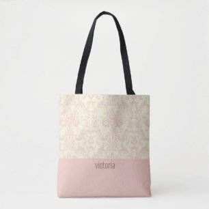 Tote Bag Modèle de Damas de précision