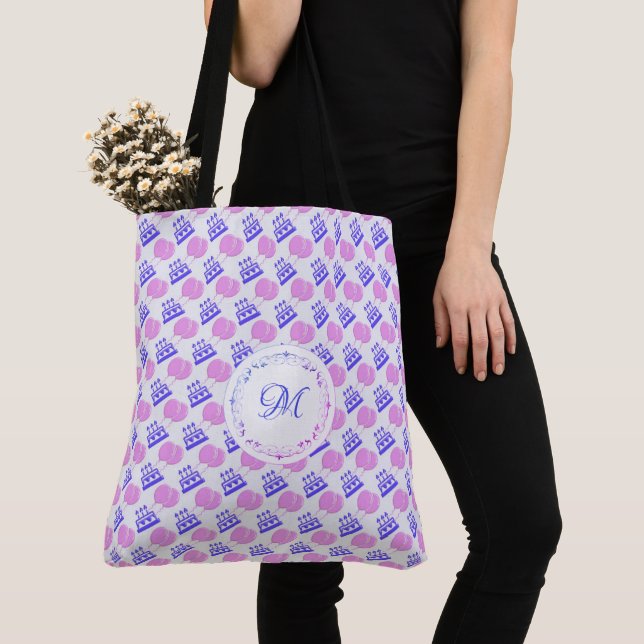 Tote Bag modèle de fête de vacances d'anniversaire (De près)