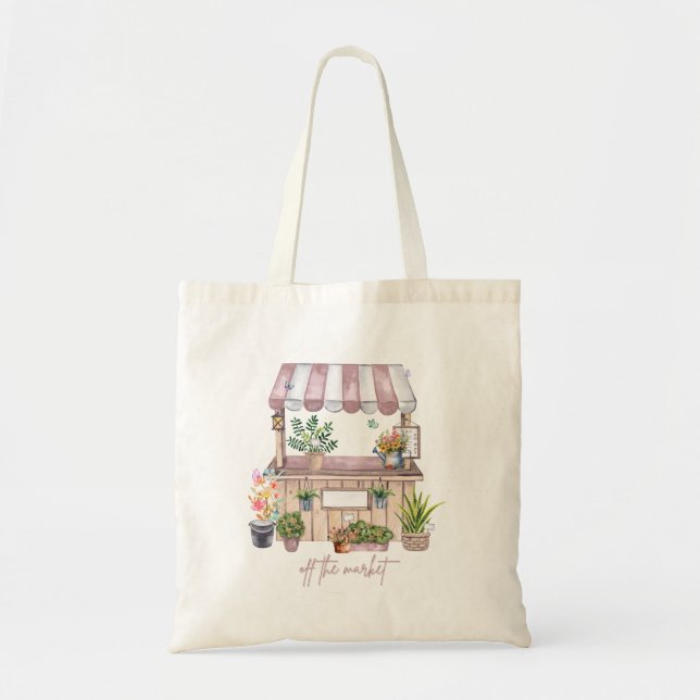 Tote Bag Modèle de mariée retirée du marché | Joli marché g (Devant)