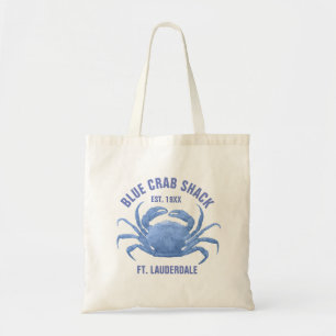 Tote Bag Modèle d'illustration du crabe bleu mou