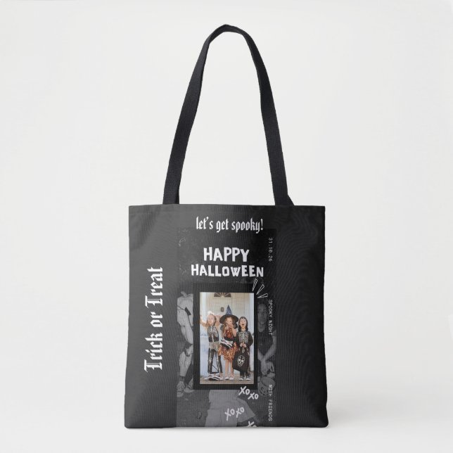 Tote Bag Modèle d'invitation pour une fête d'Halloween pour (Devant)