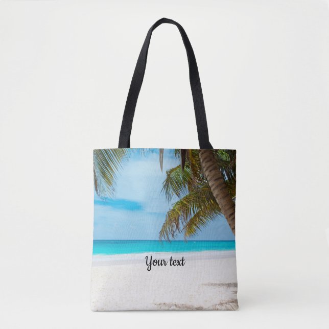 Tote Bag Modèle du paradis tropical (Devant)