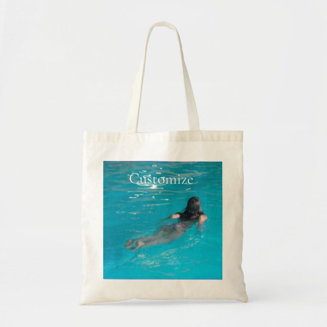 Tote Bag Modèle féminin natation Thunder_Cove (Devant)
