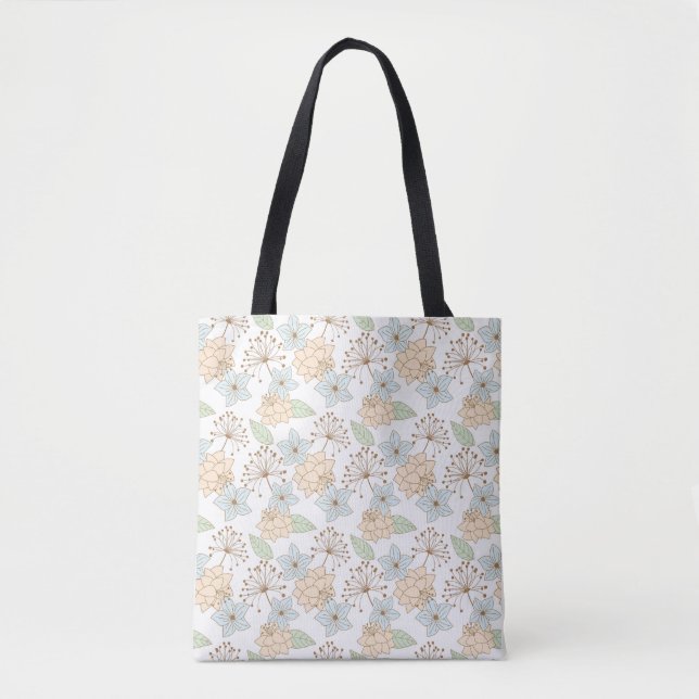 Tote Bag Modèle floral (Devant)