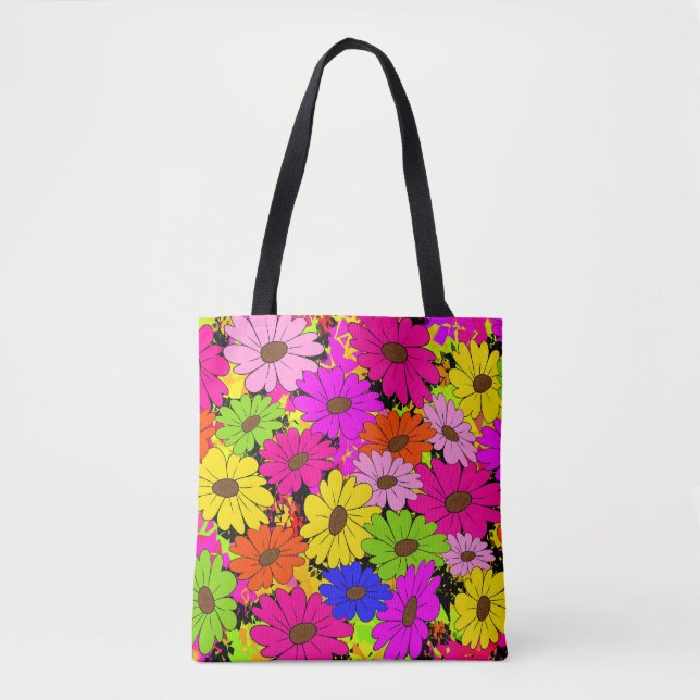Tote Bag Modèle floral (Devant)
