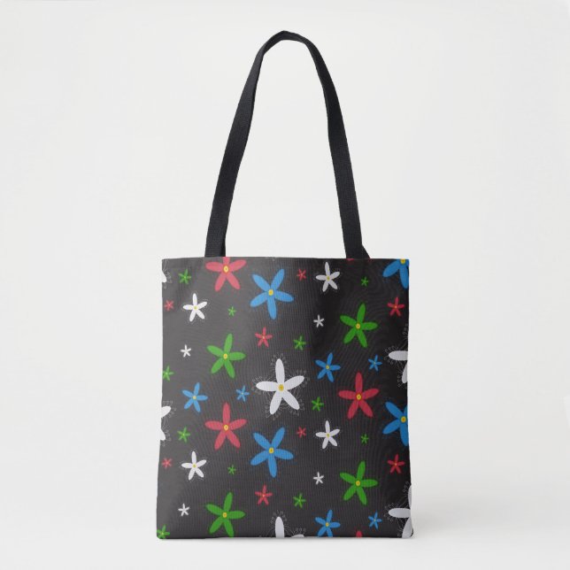 Tote Bag Modèle floral (Devant)