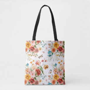 Tote Bag Modèle floral du jardin