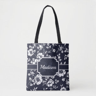 Tote Bag Modèle floral mou