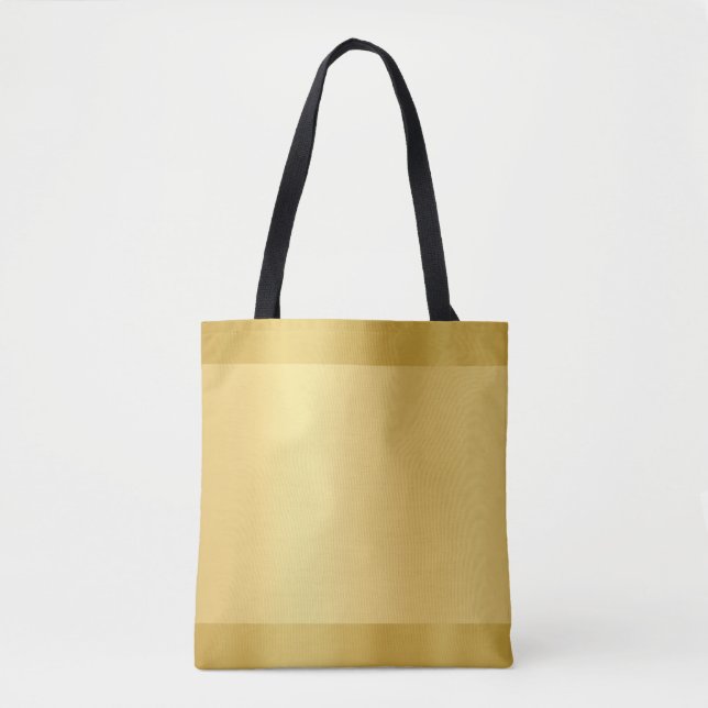 Tote Bag Modèle moderne or doré élégant tendance (Devant)