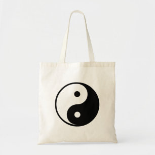 Tote Bag Modèle noir et blanc d'illustration de Yin Yang