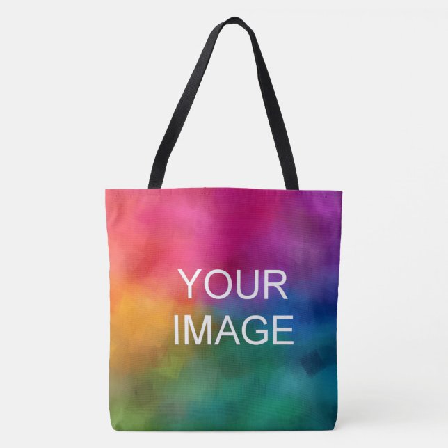 Tote Bag Modèle personnalisable Ajouter un logo image texte (Devant)