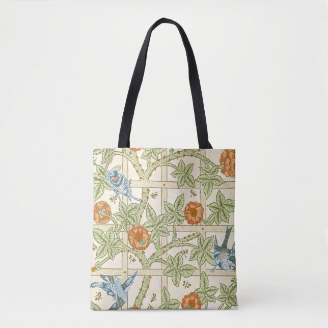 Tote Bag Modèle sans couture de treillis de William Morris  (Devant)