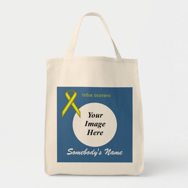 Tote Bag Modèle standard jaune par Kenneth Yoncich (Devant)