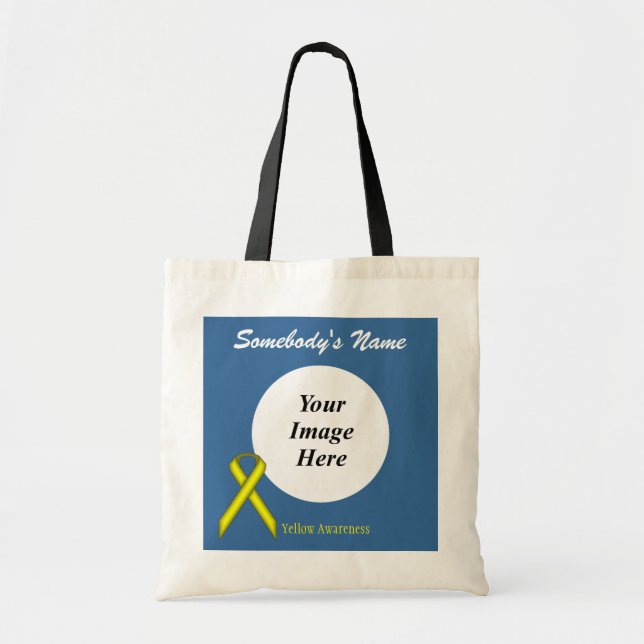 Tote Bag Modèle standard jaune par Kenneth Yoncich (Devant)