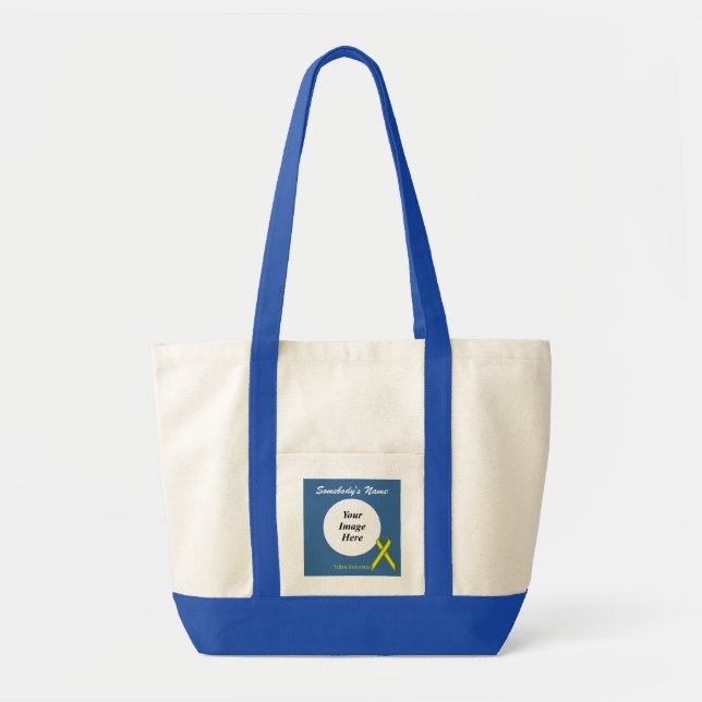 Tote Bag Modèle standard jaune par Kenneth Yoncich (Devant)