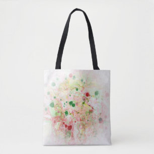 Tote Bag Modèle tendance moderne Abstrait rose rouge jaune
