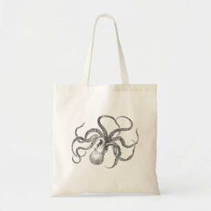 Tote Bag Modèle vintage de poulpe