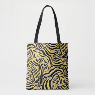 Tote Bag Modèle zèbre sans couture, animal. Papier peint, a