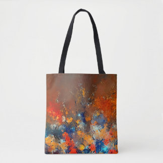 Tote Bag Modern art. Colorful contemporary artwork. Color s