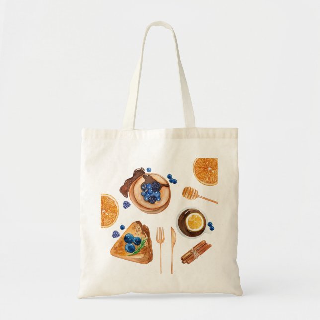 Tote Bag Modern Pancakes Kitchen Beauty Breakfast (Devant)