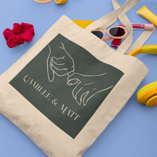 Tote Bag  Modern Simple Abstract Line Art  ,boho chic  (Créateur téléchargé)