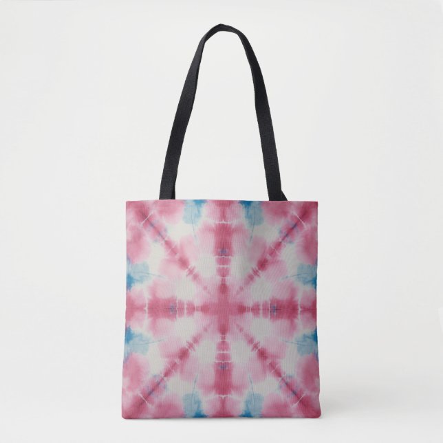 Tote Bag Modern Trendy geometric watercolor (Devant)