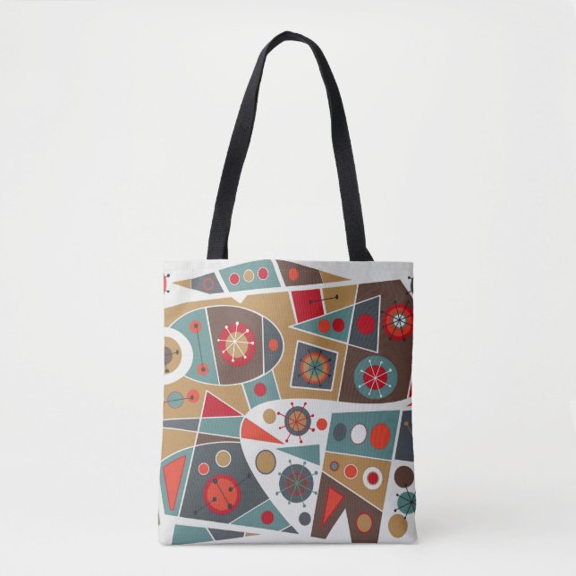 Tote Bag Moderne de milieu de siècle No. 18 (Devant)