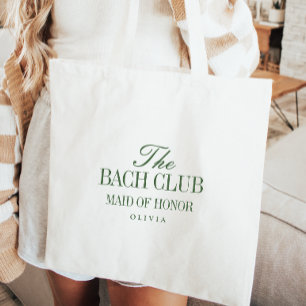 Tote Bag Moderne Demoiselle d'Honneur de Nom Bachelorette V