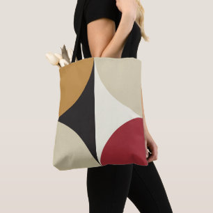 Tote Bag Moderne géométrique rétro en forme d'étoile du mil