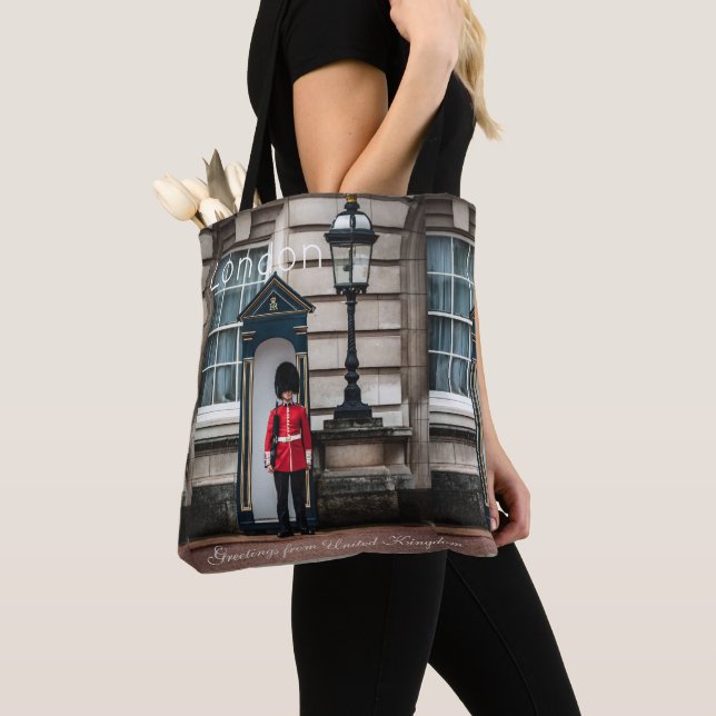 Tote Bag Moderne Personnalisé Londres Royaume-Uni (De près)