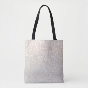 Tote Bag moderne, rose, d'or, brillant, ombre, rougissez,