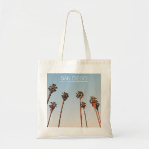 Tote Bag Moderne San Diego Grand Palmiers Colour Souvenir
