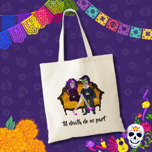 Tote Bag Moderne Vintage Jusqu'à Ce Que La Mort Nous Sépare