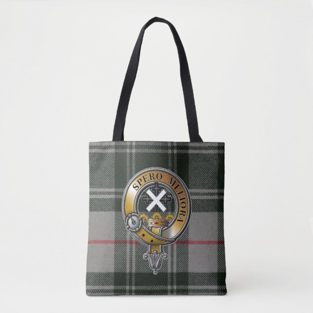 Tote Bag Moffat Tartan & Badge (Devant)