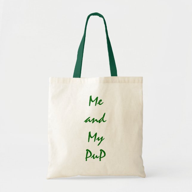 Tote Bag Moi et mon chiot Fourre-tout (Devant)