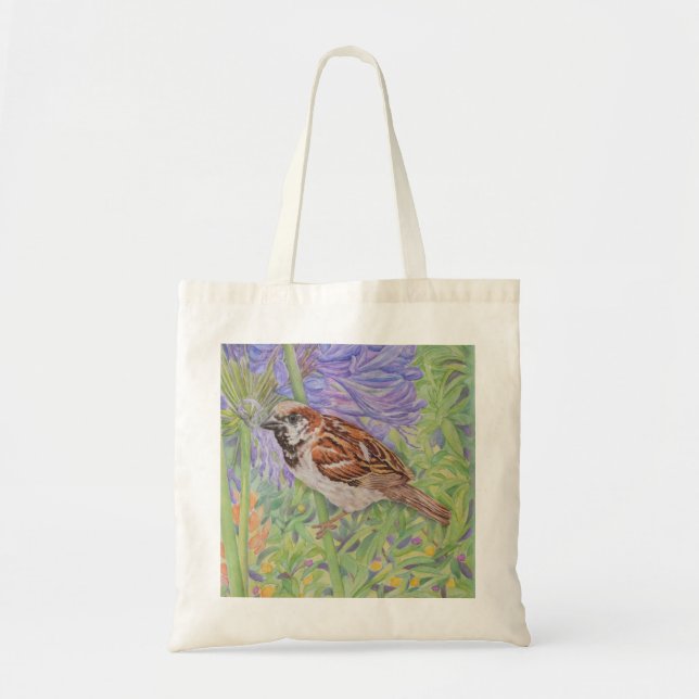 Tote Bag Moineau domestique (Devant)