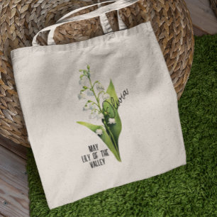 Tote Bag Mois De Fleur De Naissance Mai Lys De La Vallée No