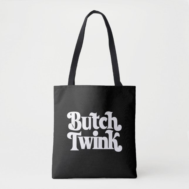 Tote Bag Mois de la fierté LGBTQ Butch Twink (Devant)