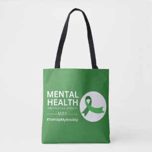 Tote Bag Mois de la sensibilisation à la santé mentale A
