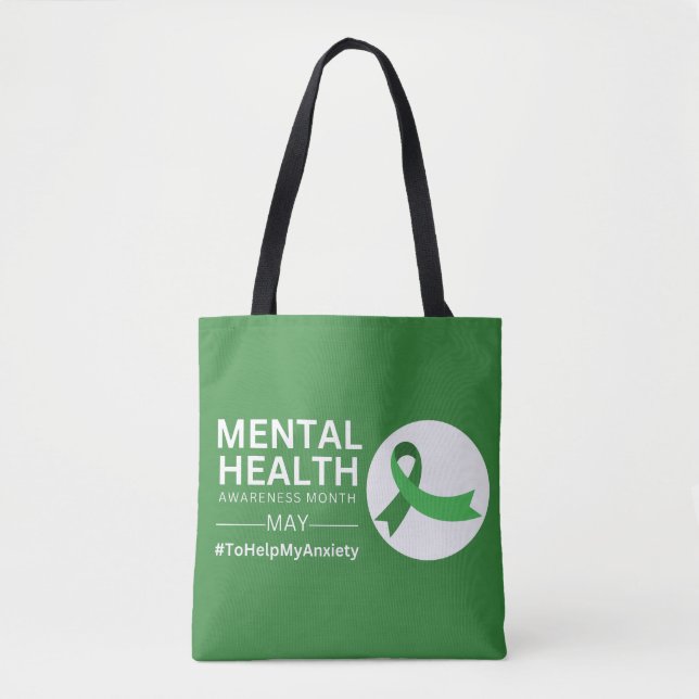 Tote Bag Mois de la sensibilisation à la santé mentale  | A (Devant)