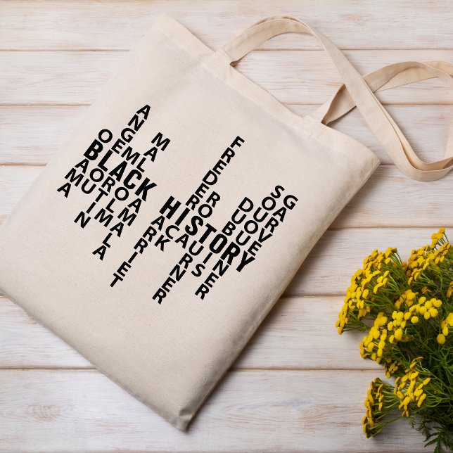Tote Bag Mois de l'histoire des Noirs (Créateur téléchargé)