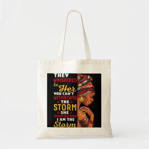 Tote Bag Mois De L'Histoire Noire Africaine Femme Afro Je S