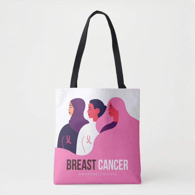 Tote Bag Mois de sensibilisation au cancer du sein (Devant)