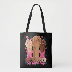 Tote Bag Mois De Sensibilisation Au Cancer Du Sein En Octob