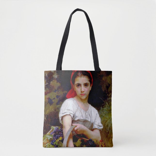 Tote Bag Moissonneuse, Bouguereau (Devant)