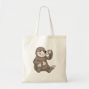 Tote Bag Mole avec ver de terre