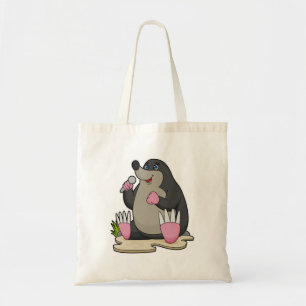 Tote Bag Mole en chanteur avec microphone